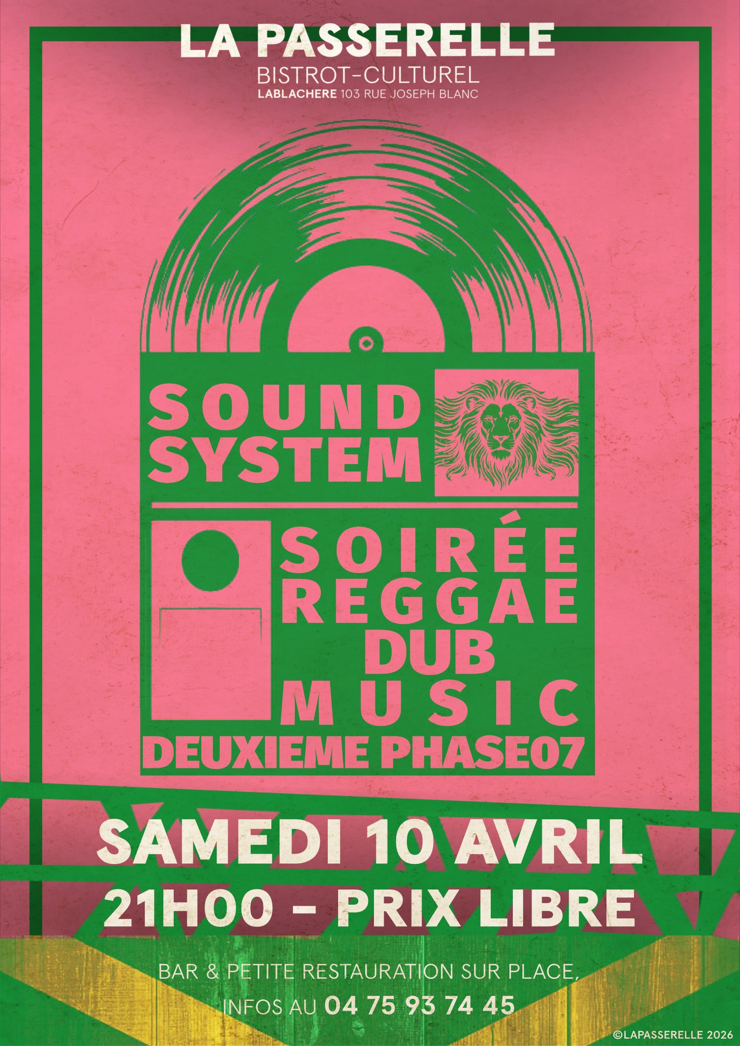 Soirée Reggae Dub à La Passerelle