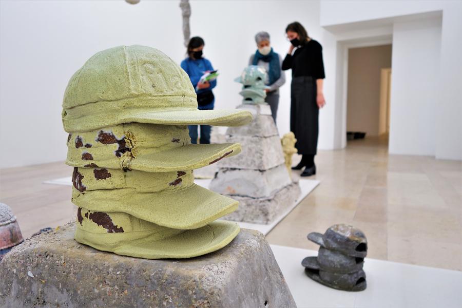 Visite de l'exposition d'Emilien Adage