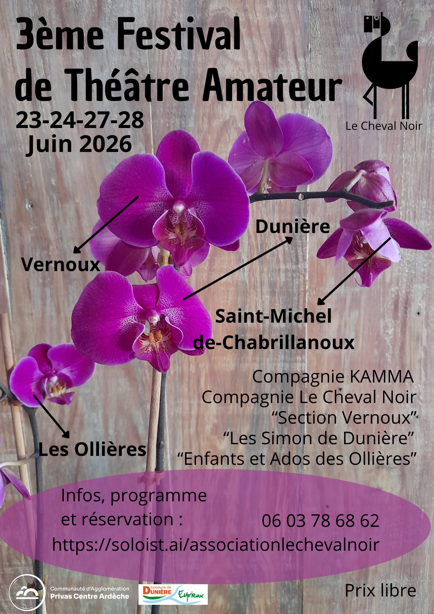 Affiche de la 3ème édition du