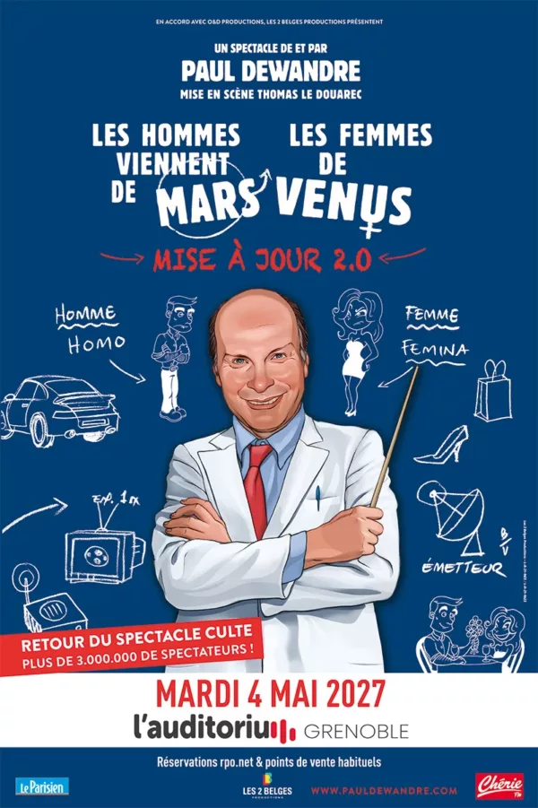 Les Hommes viennent de Mars et Les Femmes de Vénus_Grenoble