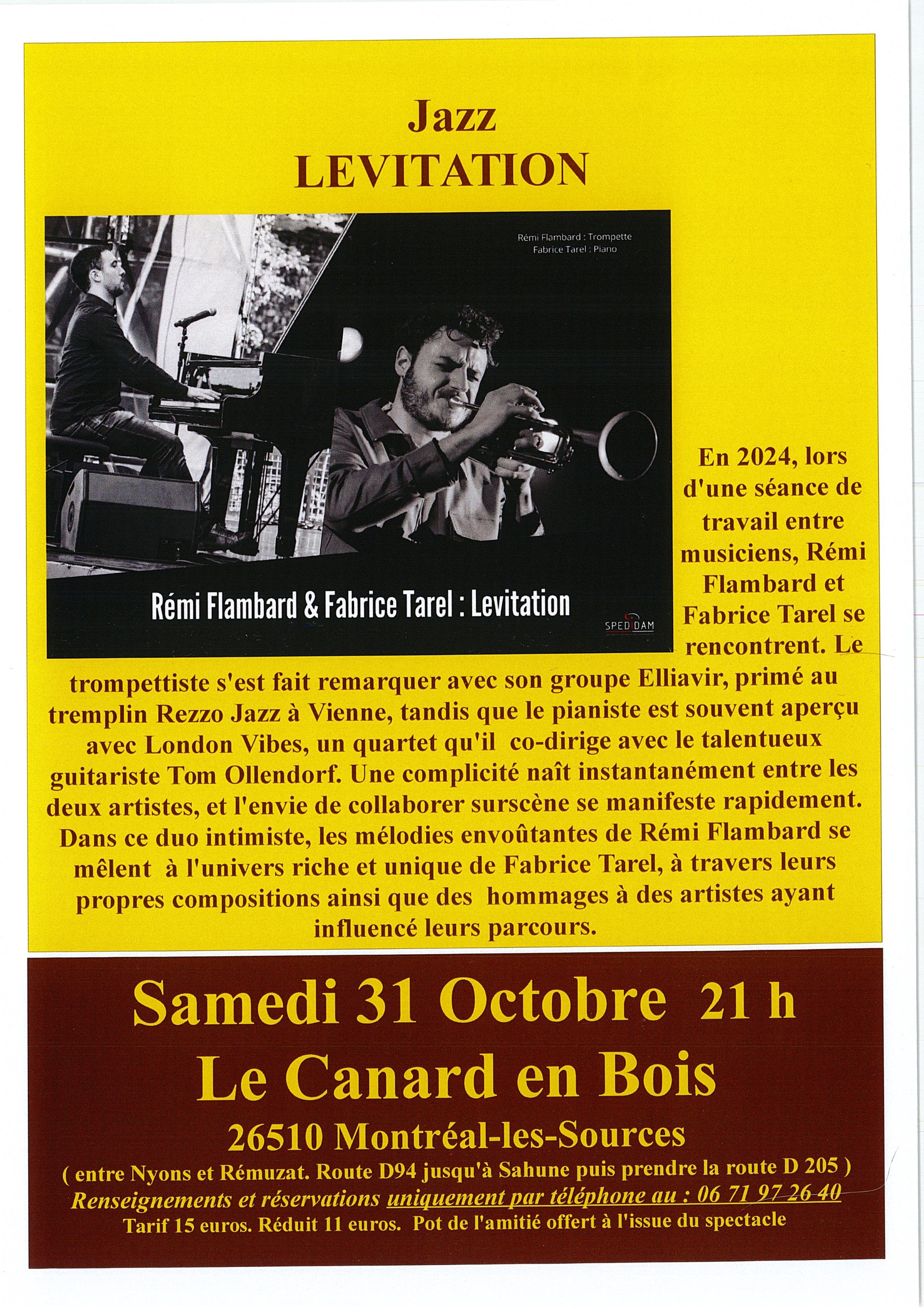 Jazz Levitation - Le Canard en Bois_Montréal-les-Sources