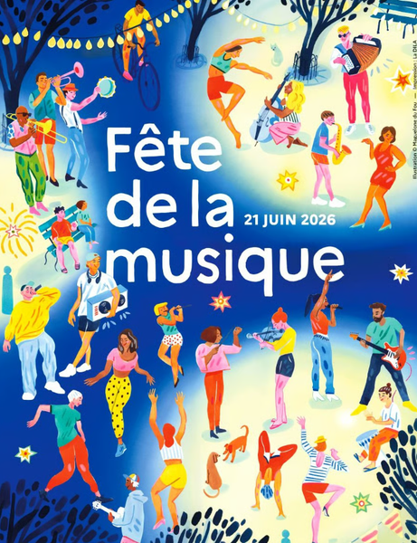 Affiche de la Fête de la musique 2026 à Nogent-sur-Marne 