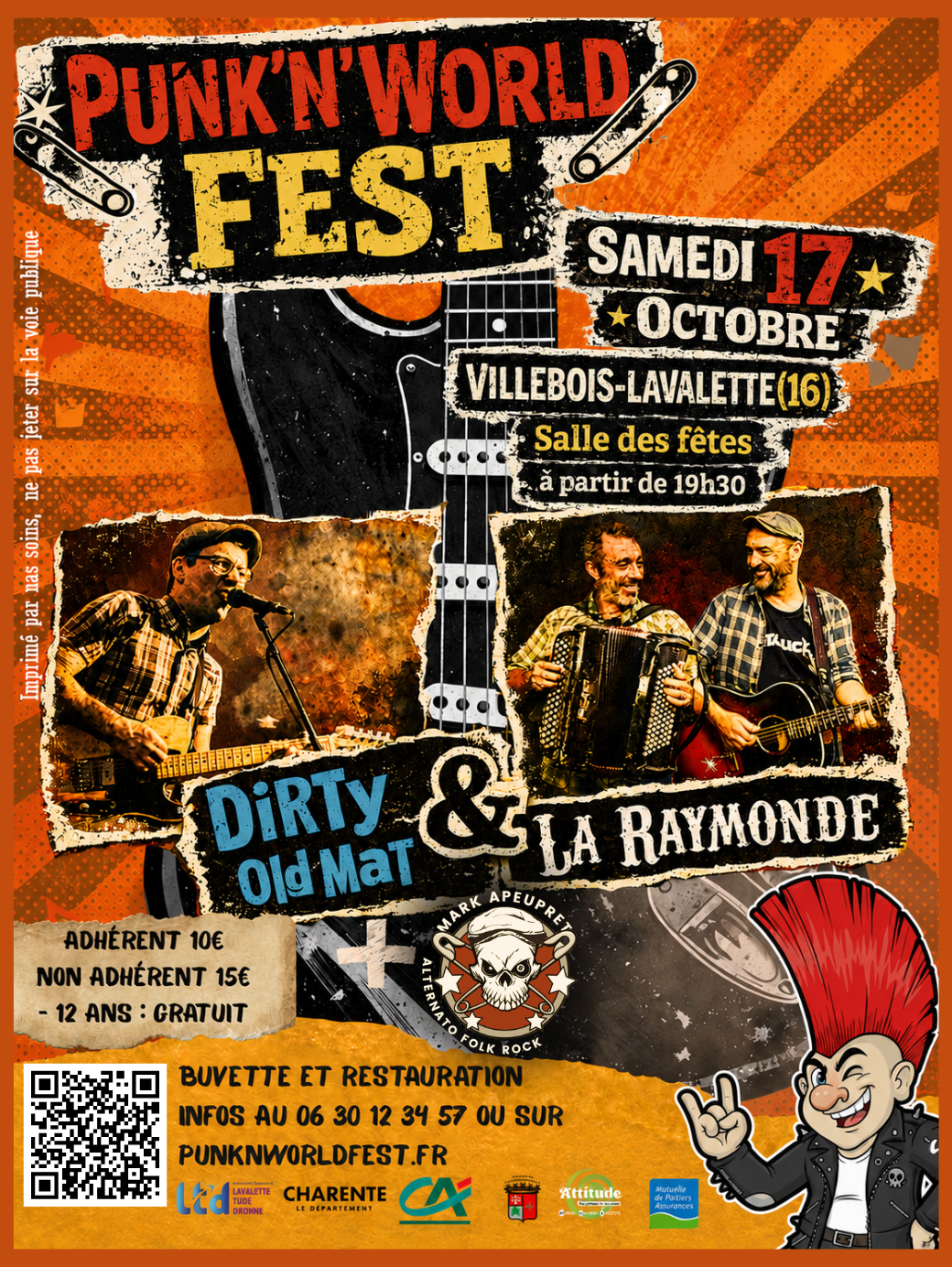 Concert Punk'n'World Fest - Dirty Old Mat & La Raymonde