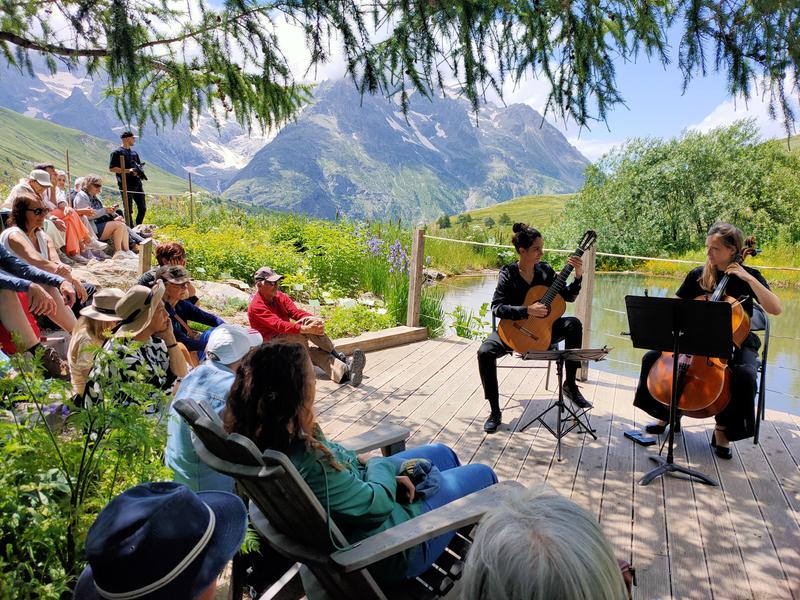 Aubade au Jardin du Lautaret - © ©Laury Chamerlat Aubade au Jardin du Lautaret - 1 - Festival Messiaen_Villar-d'Arêne - © ©Laury Chamerlat
