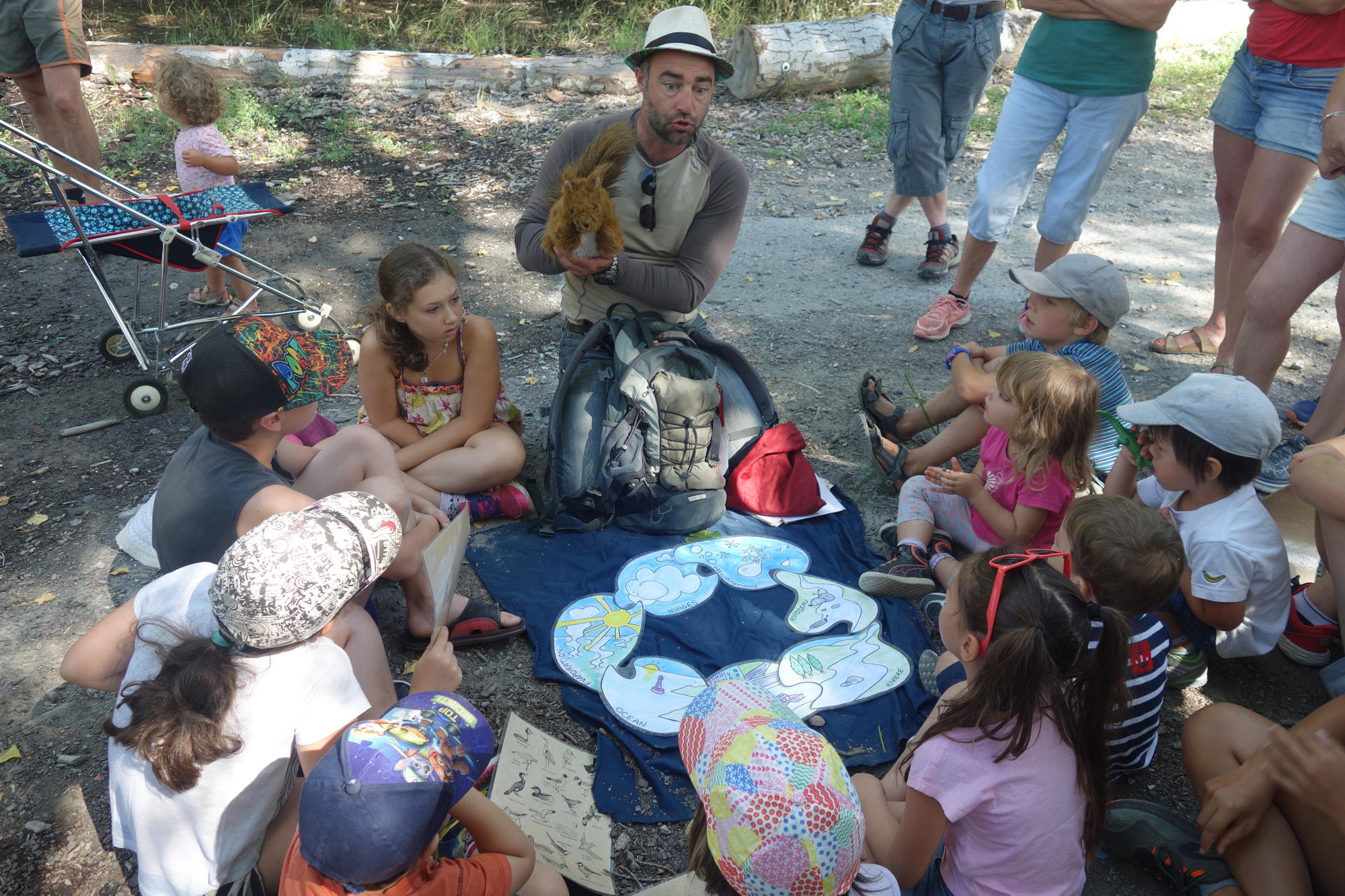 Activité enfant balade - Camping Le Petit Liou BARATIER