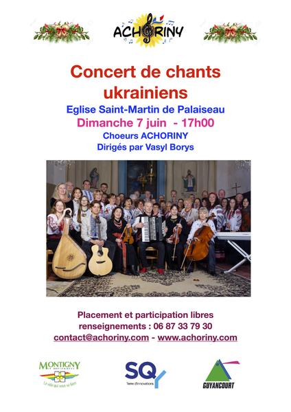 Concert de chants ukrainiens 