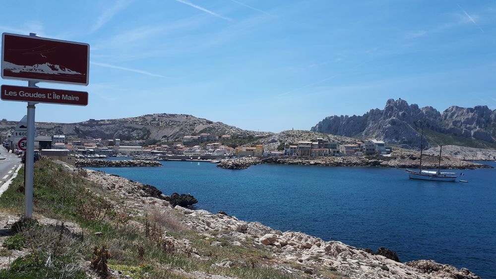 Entrée du village des Goudes Marseille