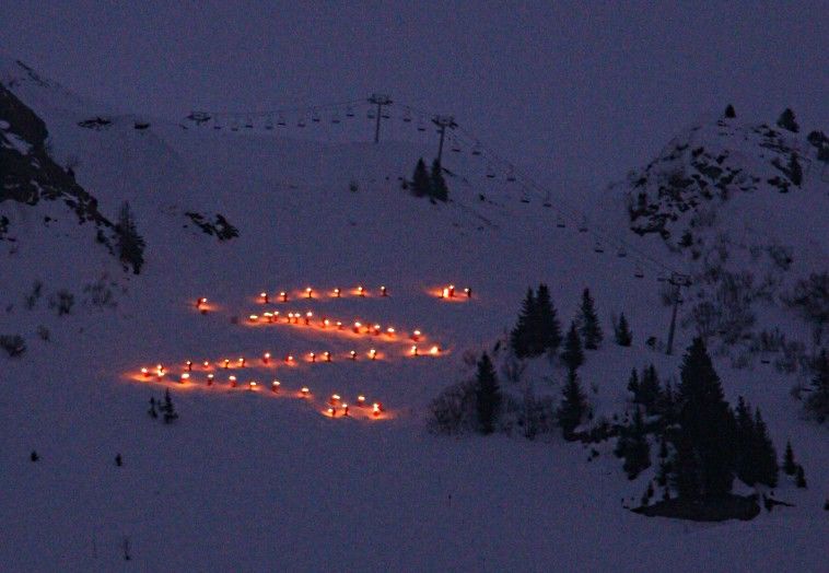 descente aux torches