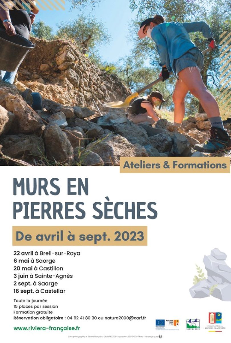 Formation restauration murs en pierres sèches