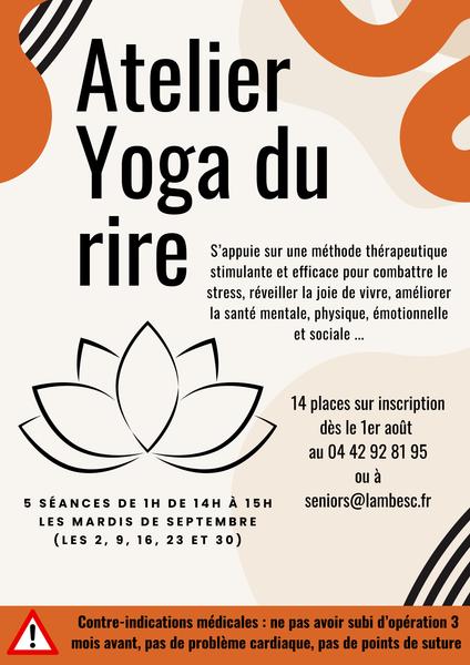 Atelier "Yoga du rire"