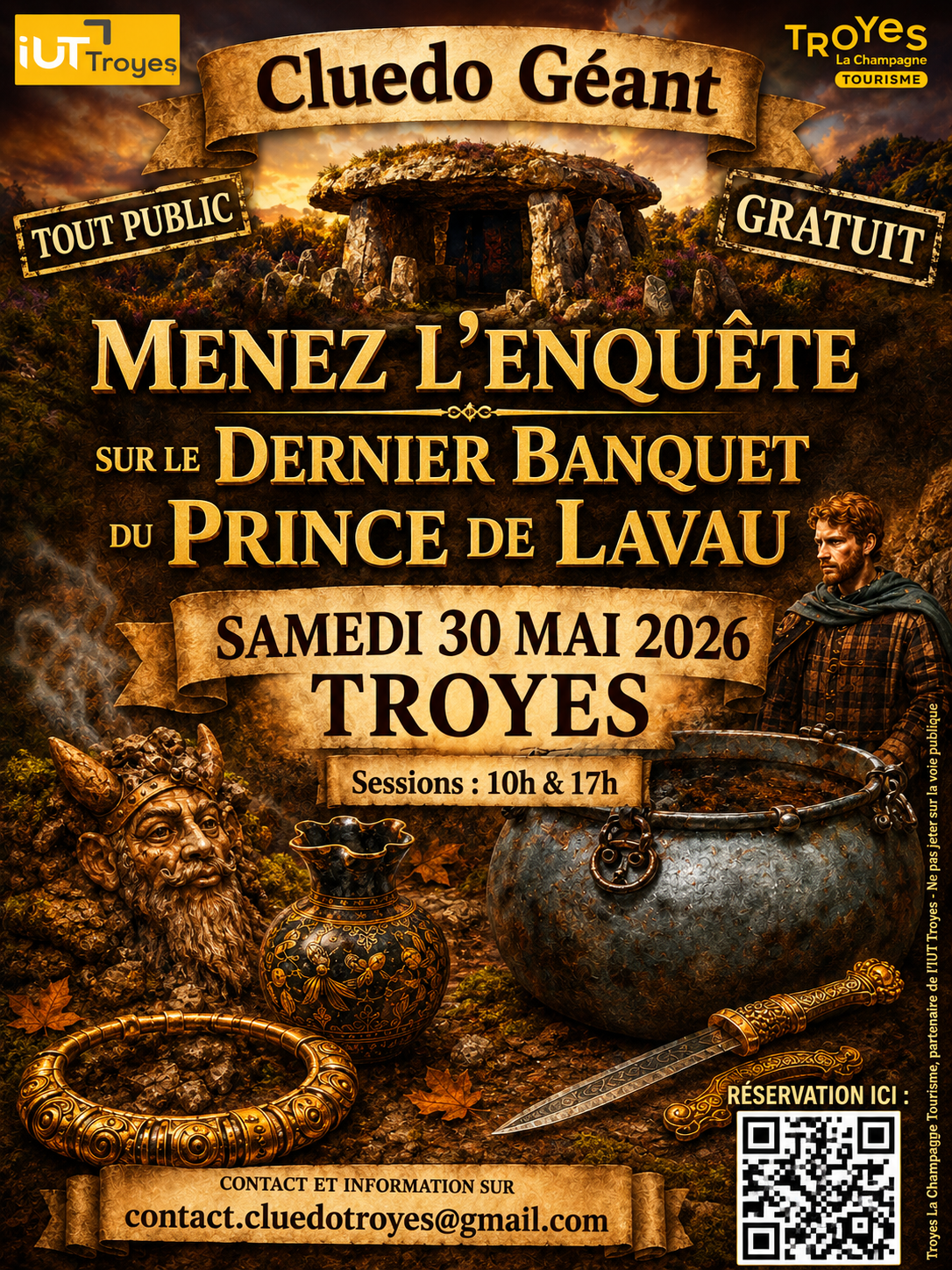 Cluedo Géant - Le Dernier Banquet du Prince de Lavau — visuel événement
