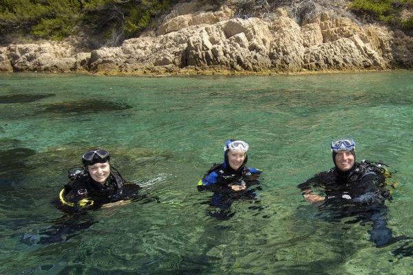 Baptême de plongée à Ramatuelle