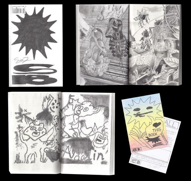 Anouk Jeanningros, Fireball, crayon graphite sur papier bouffant, 11×18 cm,152 pages, 2021 