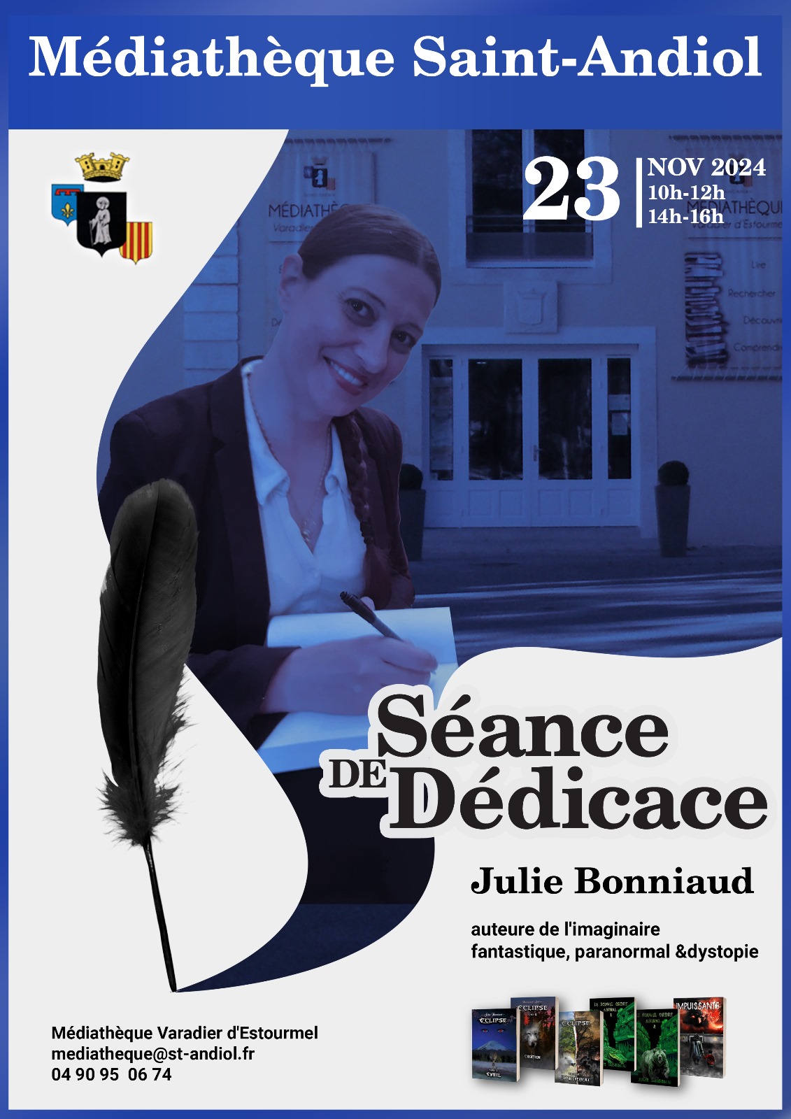 Dédicaces de Julie BONNIAUD