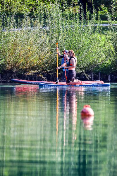 Initiation au Paddle sur le Lac Bleu