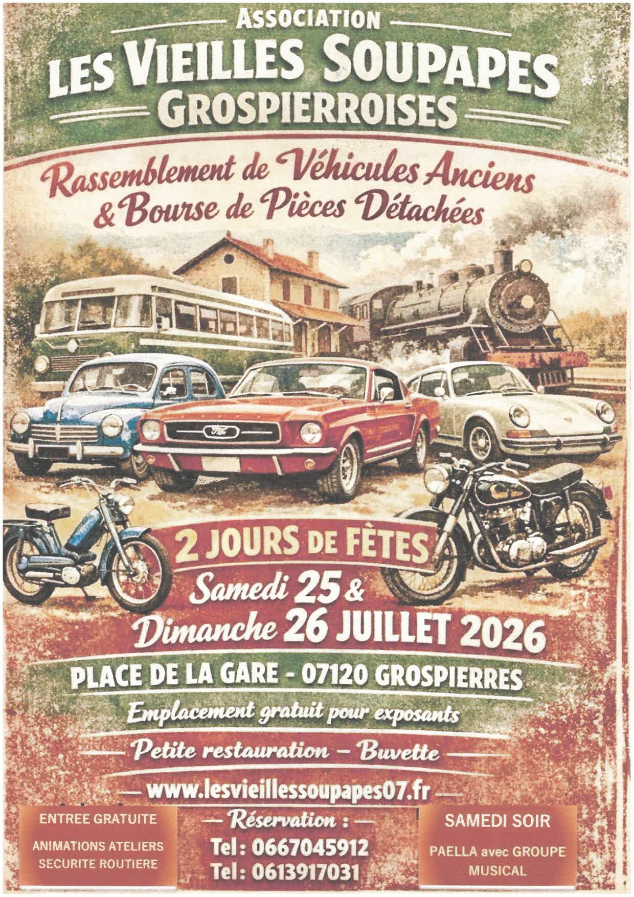Rassemblement de Véhicules anciens & Bourse aux pièces détachées