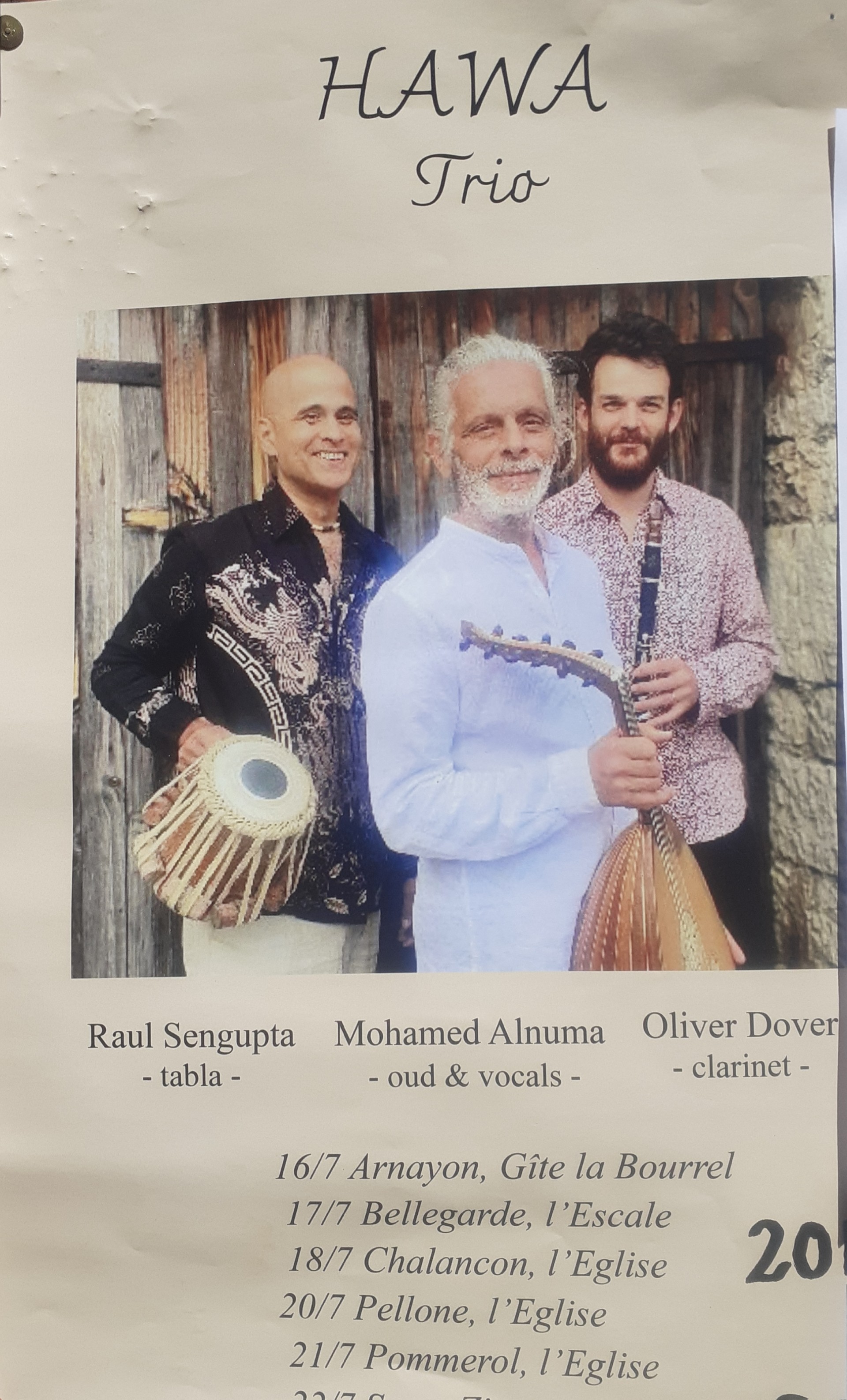 Hawa Trio en Concert
