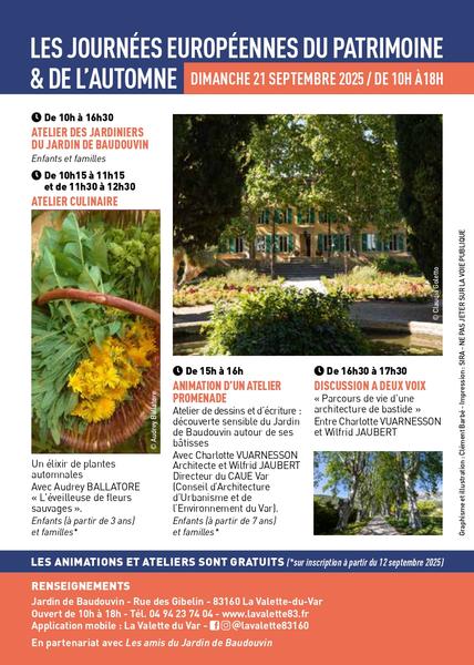 Journées Européennes du Patrimoine et de l'Automne à Baudouvin_La Valette-du-Var