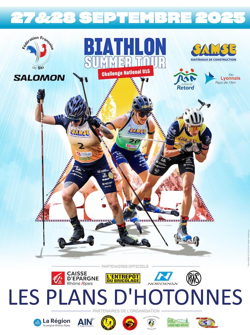 Challenge national U15 de biathlon d'�t� aux Plans d'Hotonnes