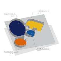 Plan des salles de conférence du rez de chaussée