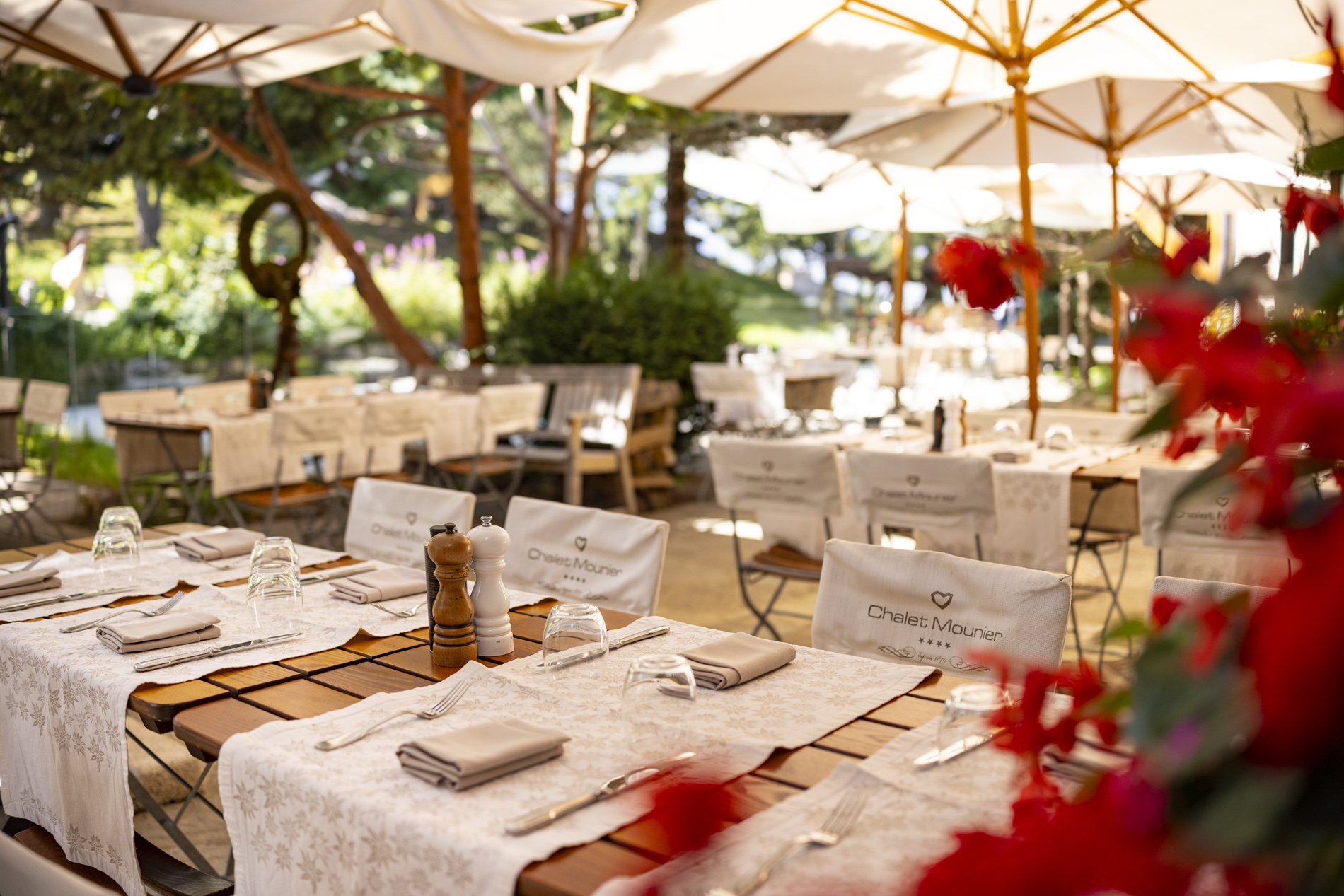 Restaurant Le Jardin du Chalet - Hôtel Chalet Mounier