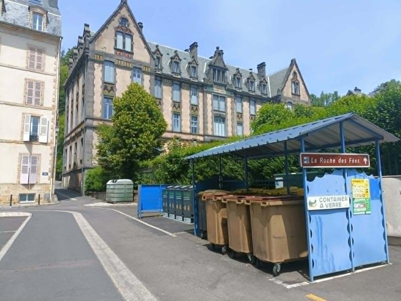Point de collecte des déchets - Bourboule