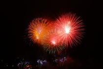 Feu d'artifice à La-Balme-les-Grottes