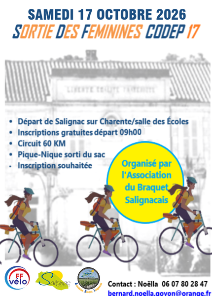 Sorties des féminines CODEP 17
