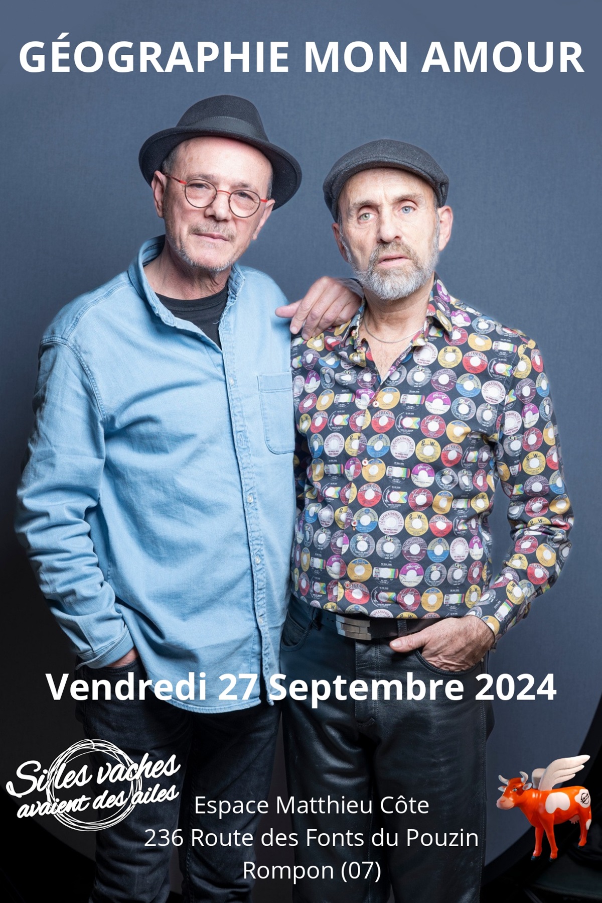 Alle leuke evenementen! : Concert : Géographie mon amour de Jean-Pierre Brouillaud.