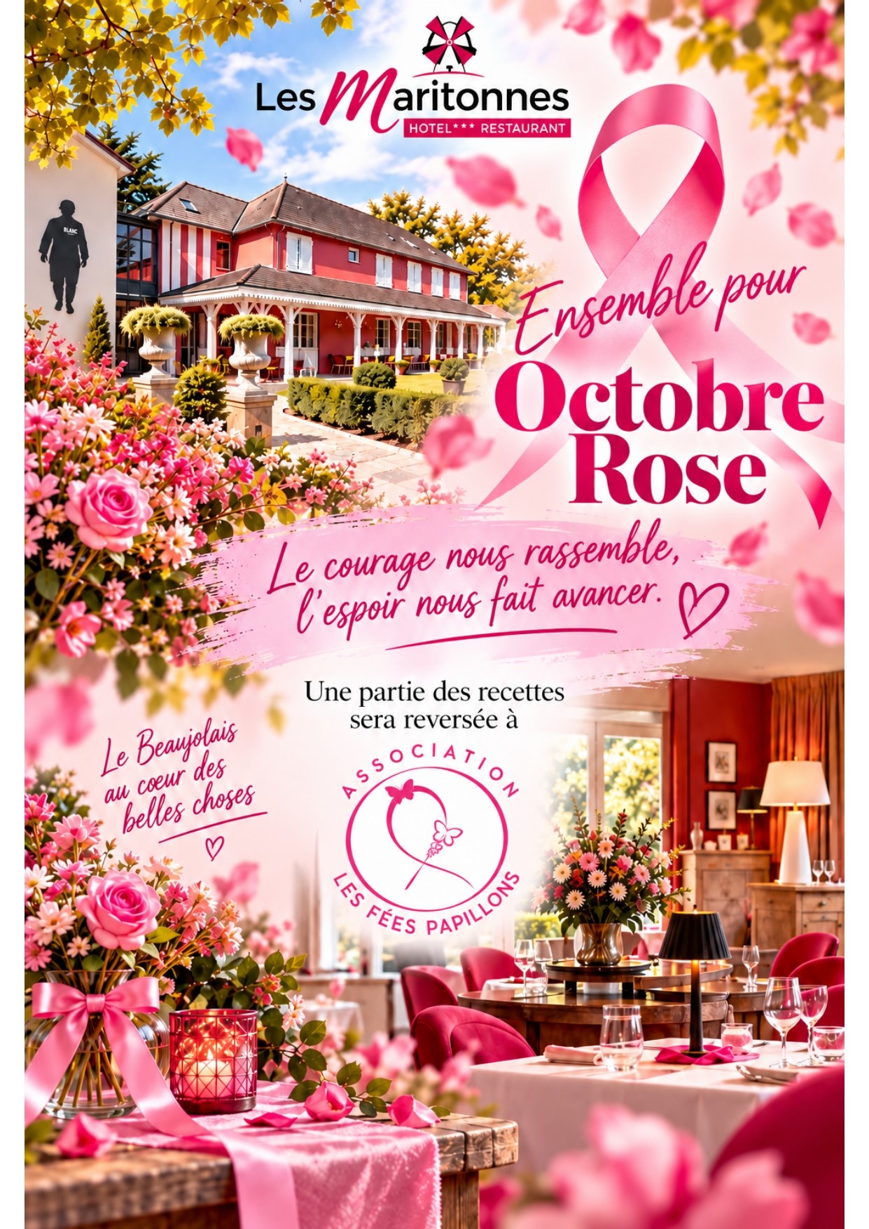 Les Maritonnes se parent de rose_Romanèche-Thorins