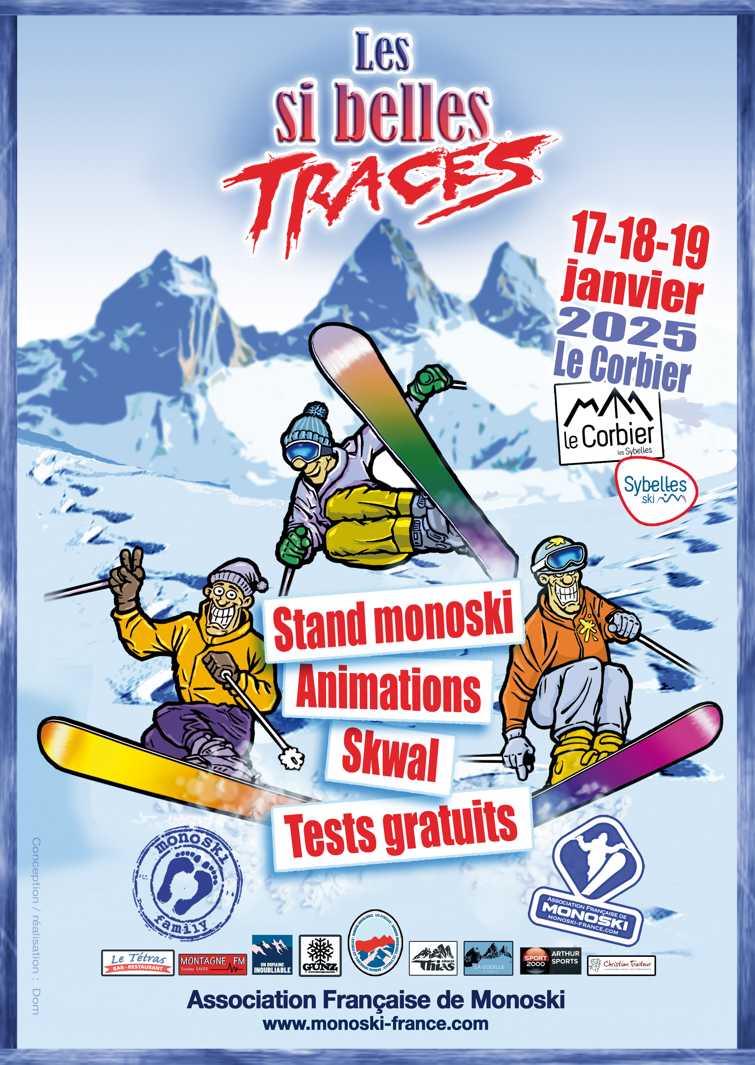 Les Si Belles traces, 17, 18 et 19 janvier