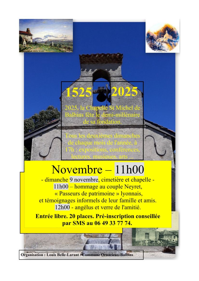 Hommage au couple Neyret_Ornacieux-Balbins