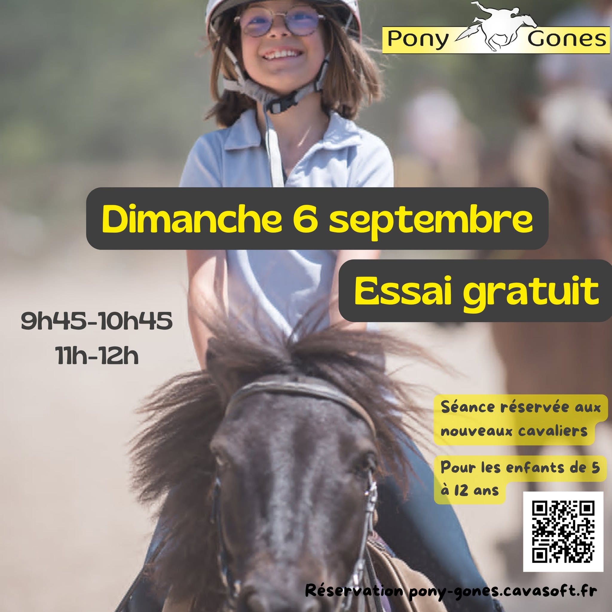 Séance découverte : poneys enfants_Pony Gones_Orliénas