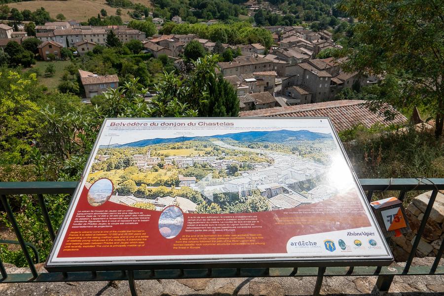 Belvédère du donjon du Chastelas_Jaujac