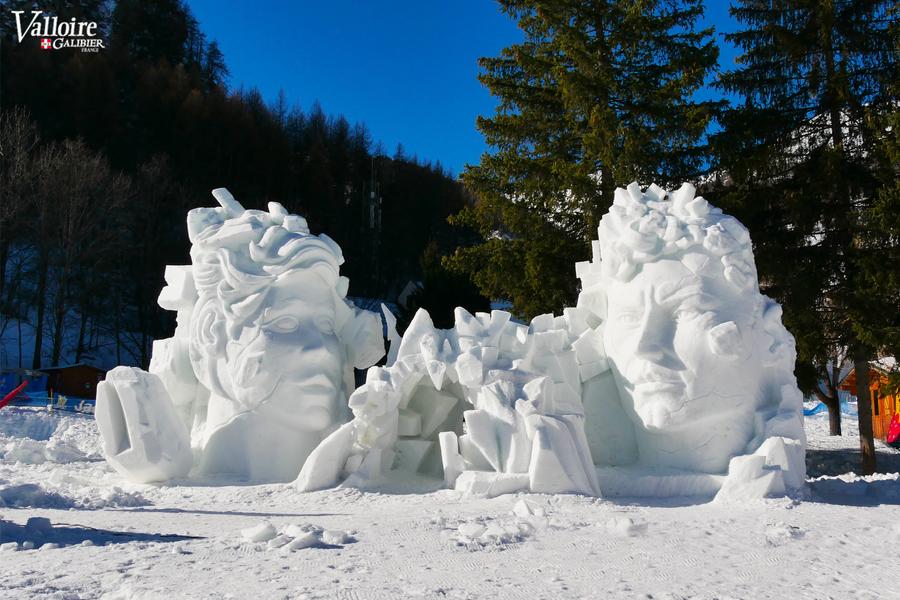 Concours international de Sculpture sur Neige_Valloire