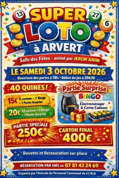 Loto de L’Amicale du Personnel Communal La Tremblade - Ronce-les-Bains