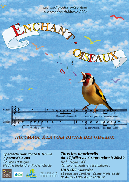 ENCHANT’OISEAUX de la compagnie Les Tardigrades