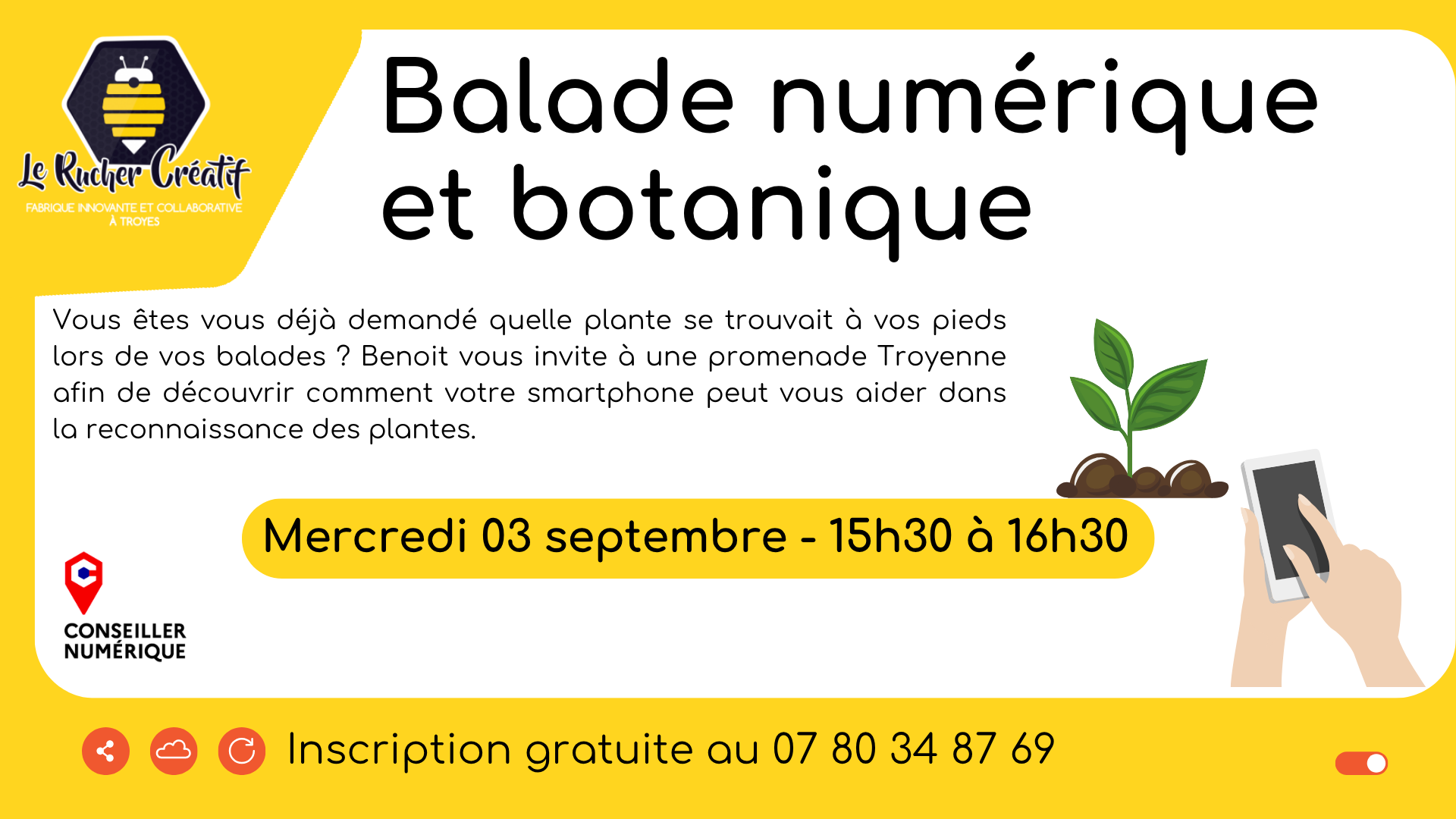 Balade numérique et botanique