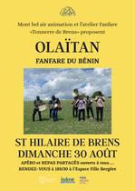 L'Olaïtan Brass Band du Bénin fait étape à Saint Hilaire de Brens
