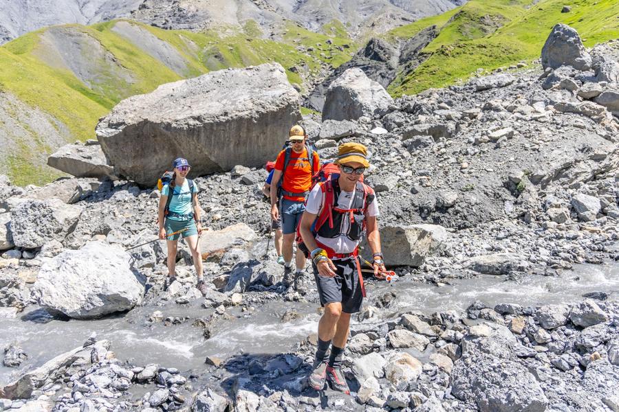 Autour de la pointe d'Emy - Etape 2 - Du Chalet d'la Croë au refuge des Aiguilles d'Arves