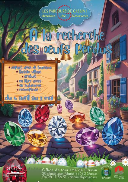 Parcours de Pâques - À la recherche des Œufs perdus_Gassin