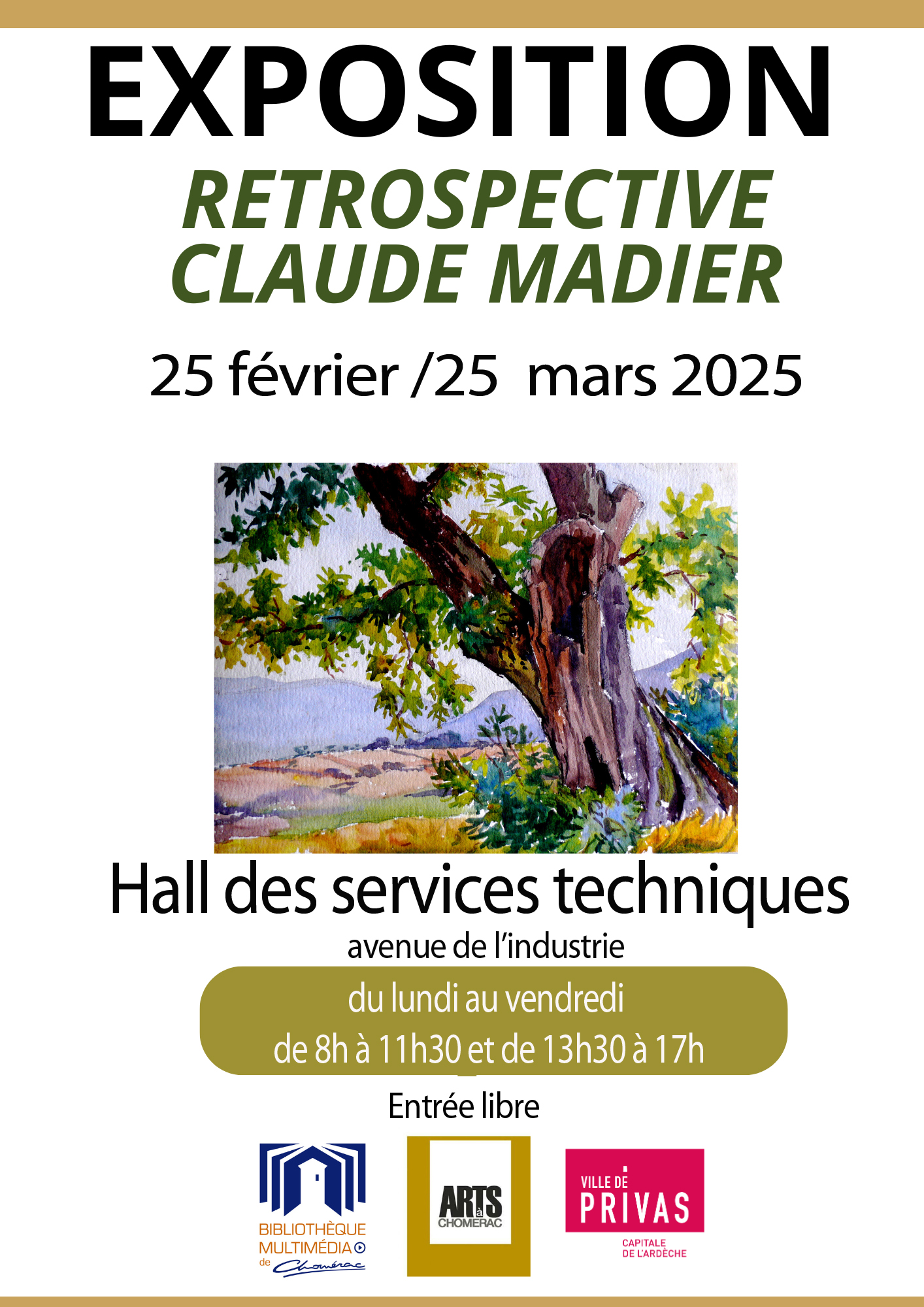 Alle leuke evenementen! : Rétrospective Claude Madier