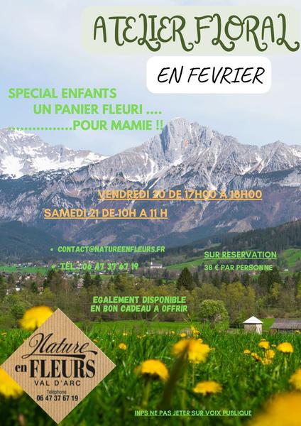 Atelier Floral "Un panier Fleuri pour Mamie!"