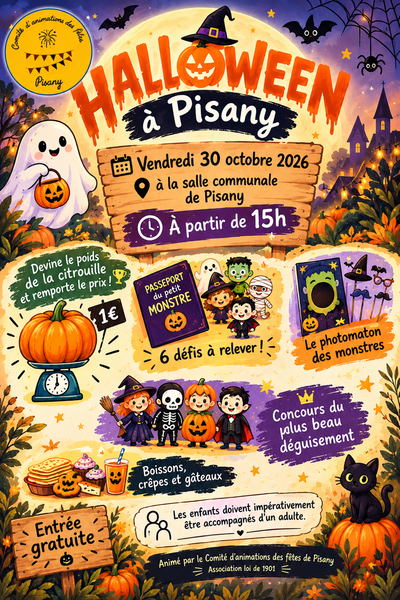 Halloween à Pisany 2026