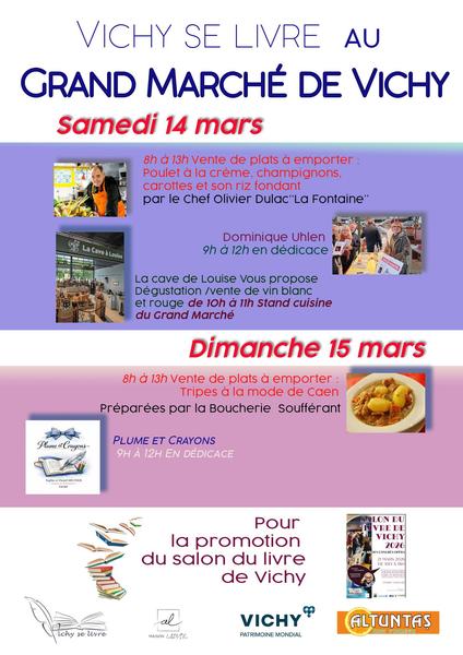 Ventes de plats &agrave; emporter au Grand March&eacute; de Vichy