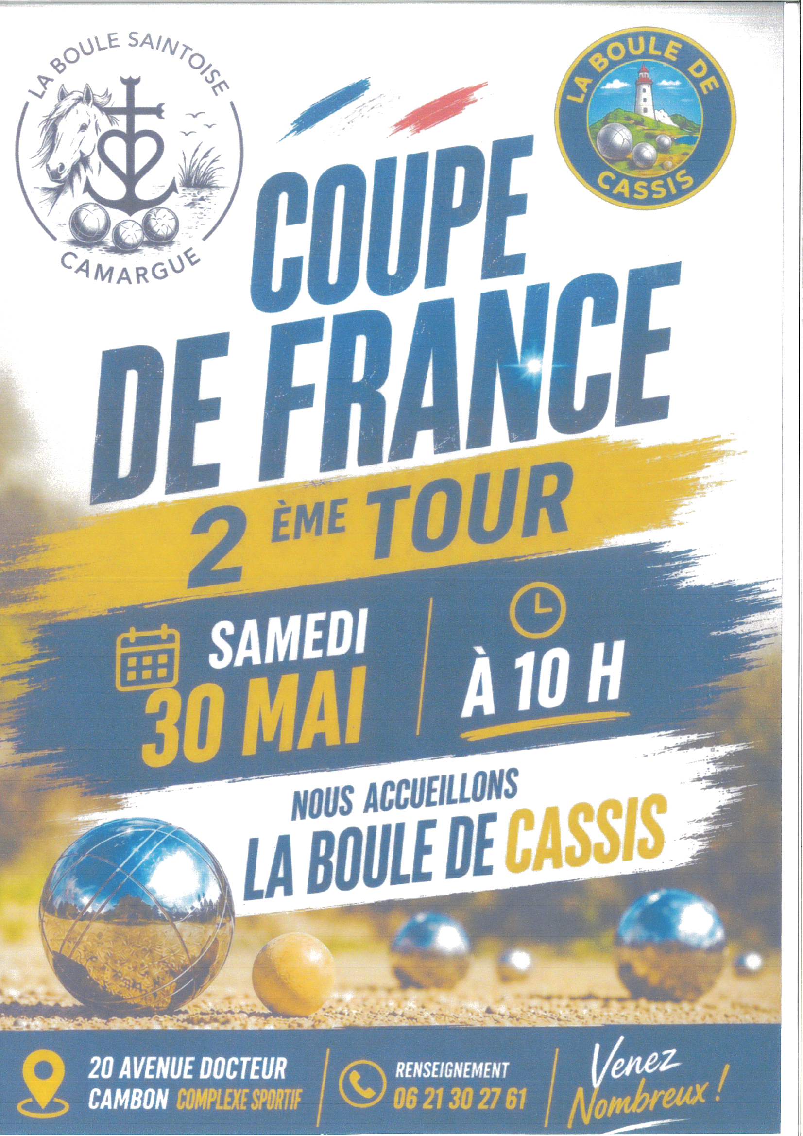 2ème Tour de la Coupe de France de « La Boule de Cassis »