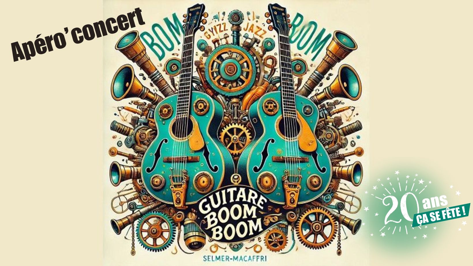 Apéro'concert : Guitare Boum Boum
