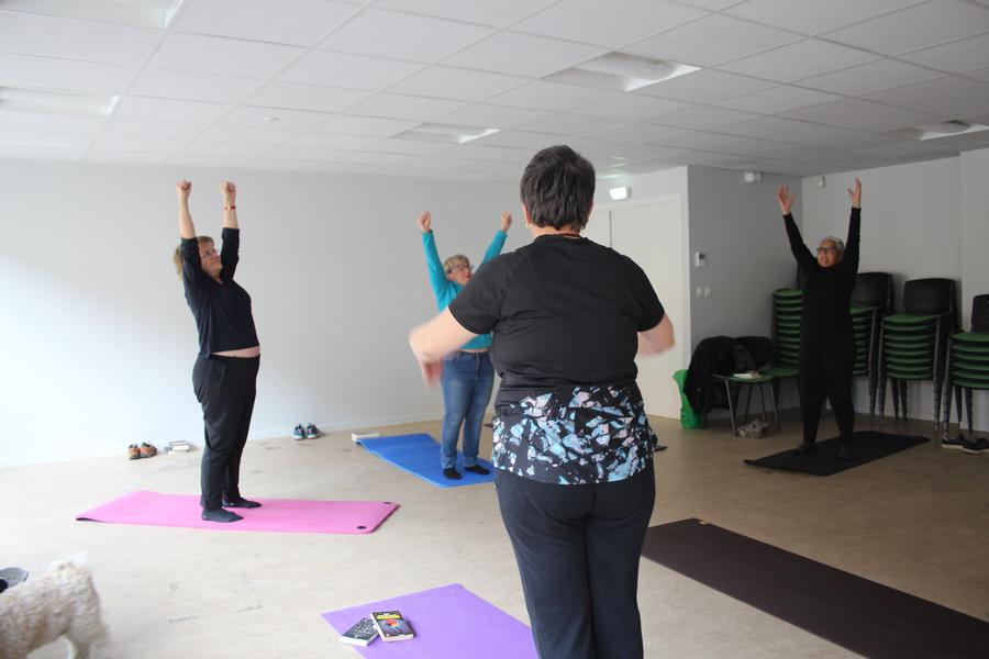 Séance de yoga avec Thierry Bardagi