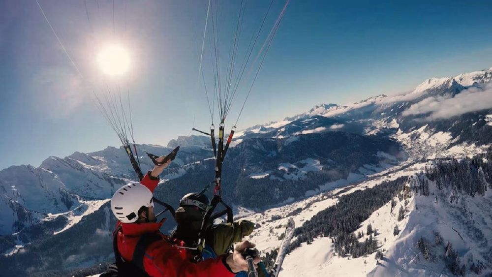 parapente baptême sensation