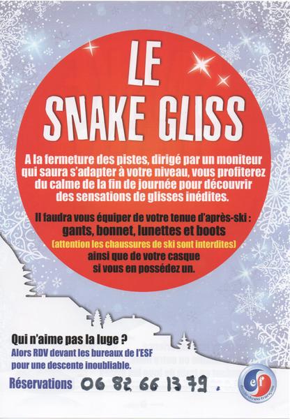 Snake gliss